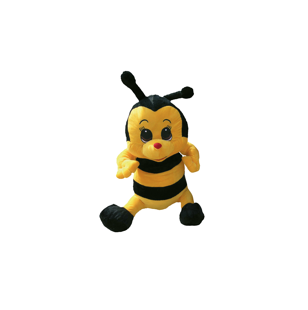Peluche abeille 65 cm assise