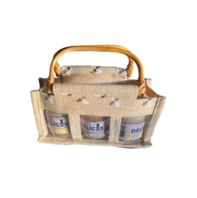 coffret miel de france jute