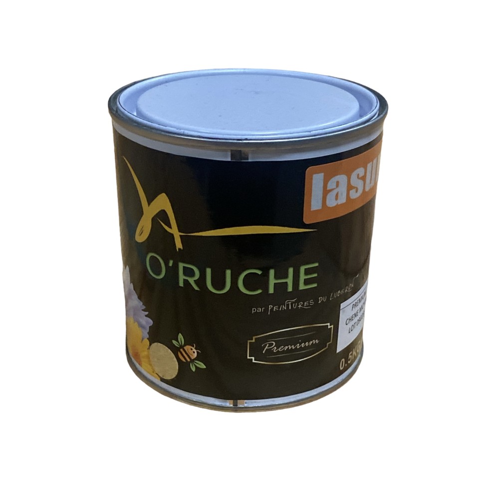 Peinture lasure végétale O' Ruche 0,5l Chêne moyen