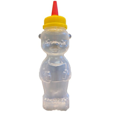 Pot plastique Nounours avec bouchon pointu