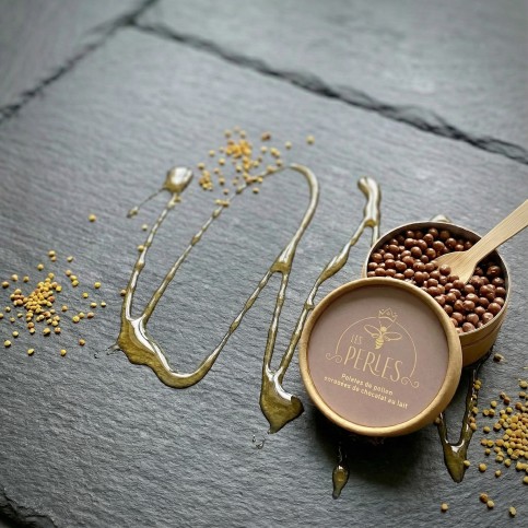 perles de pollen au chocolat au lait