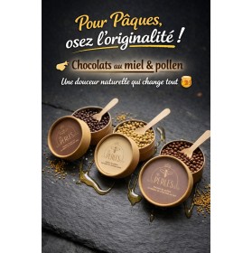 Perles de chocolat & pollen - chocolat au lait