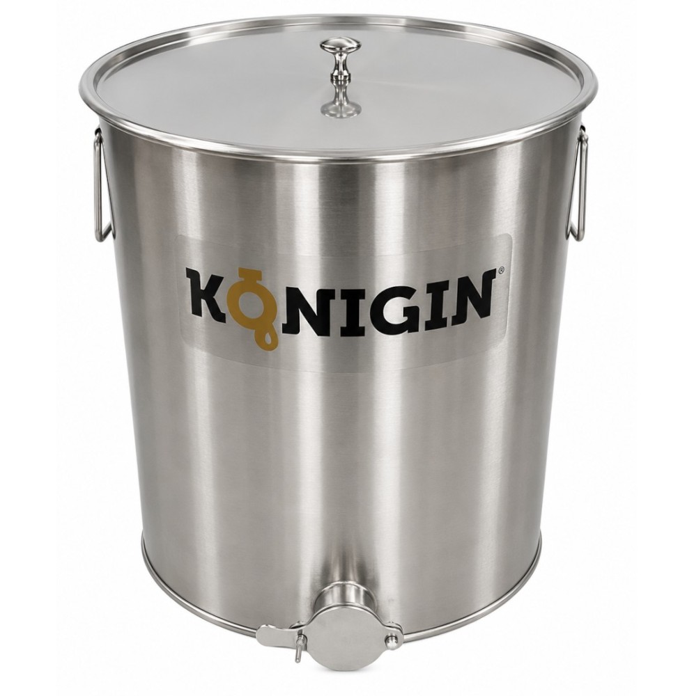 Cuve à miel 35 L avec couvercle Königin K-35-CA