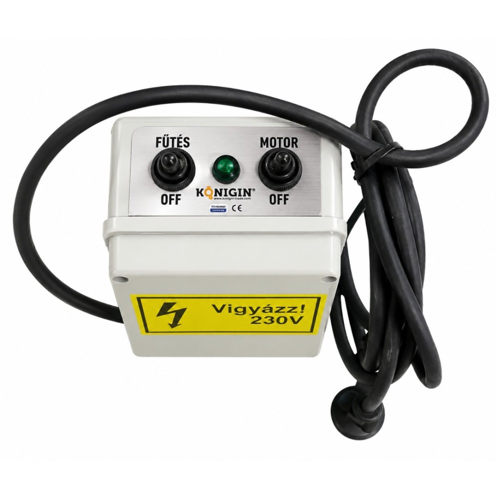 Boîtier de commande avec élément chauffant Königin VC-Elektr