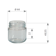 Pot 40 g 41 ml to 43 le pack de 35