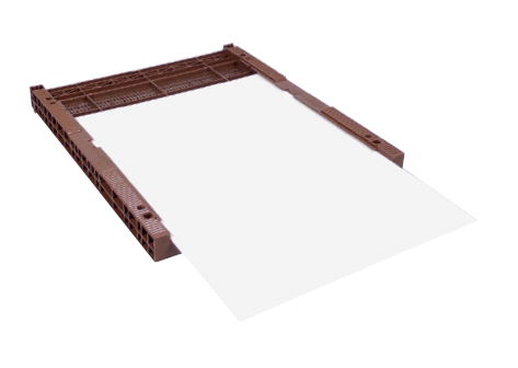 Plaque aquilux fermeture sous plateau