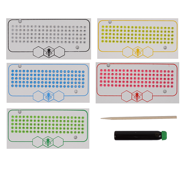 Coffret 5 cartes 99n°+colle