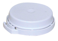 Cape inviolable blanche 30 mm le sachet de 10