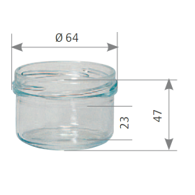 Verrine 120 ml to 70 le pack de 20