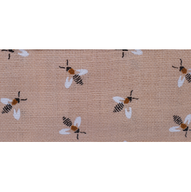 Panier 3 x 250 g toile jute abeilles