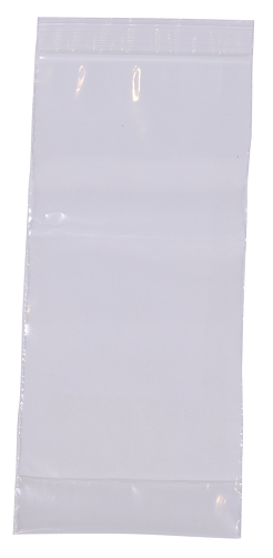 Sachet fond plat zip 120 x 260 paquet de 50