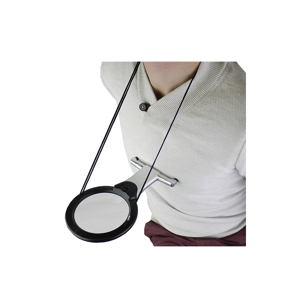 Loupe pectorale avec leds