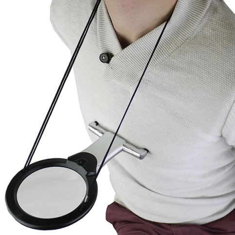 Loupe pectorale avec leds