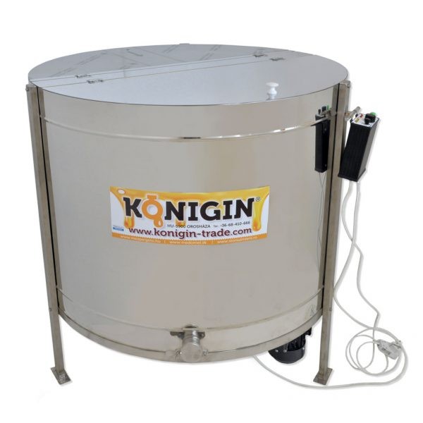 Extracteur Konigin, 10 cadres de hauteur : 19-23 cm(lh), auto-réversible, motorisé