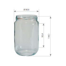 Pot deco carre 212ml + capsule haute argentee le pack de 6