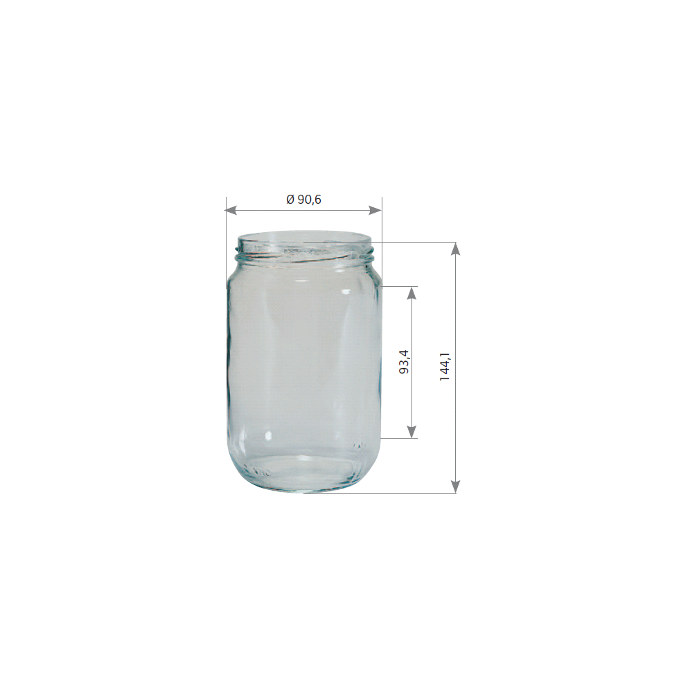 Pot deco carre 212ml + capsule haute argentee le pack de 6