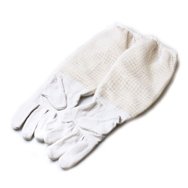 Gant cuir manches longues