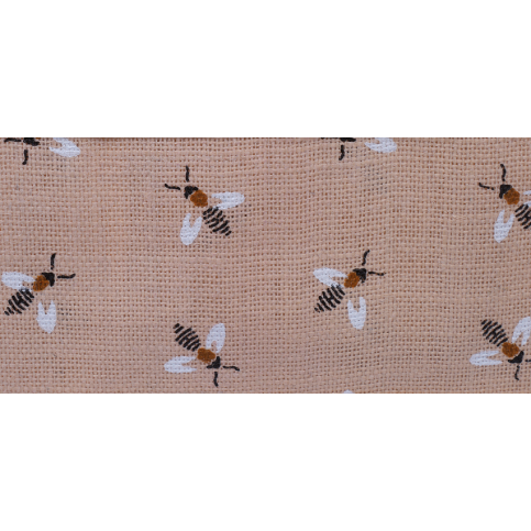 Panier 3x500 g toile jute motif abeilles
