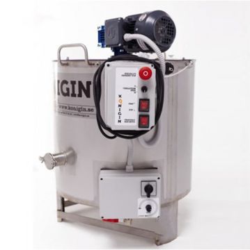 Crémeur et homogénéiseur à miel 150 litres, chauffant Konigin